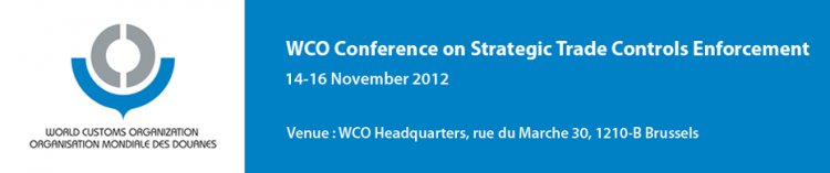 WCO Conference on Strategic Trade Controls Enforcement 2012