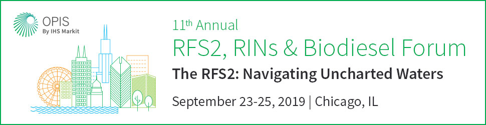 11th Annual OPIS RFS2, RINs & Biodiesel Forum
