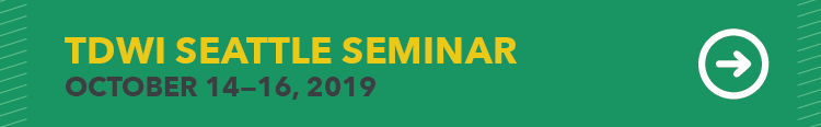 TDWI Seminar in Seattle, October 14-16, 2019