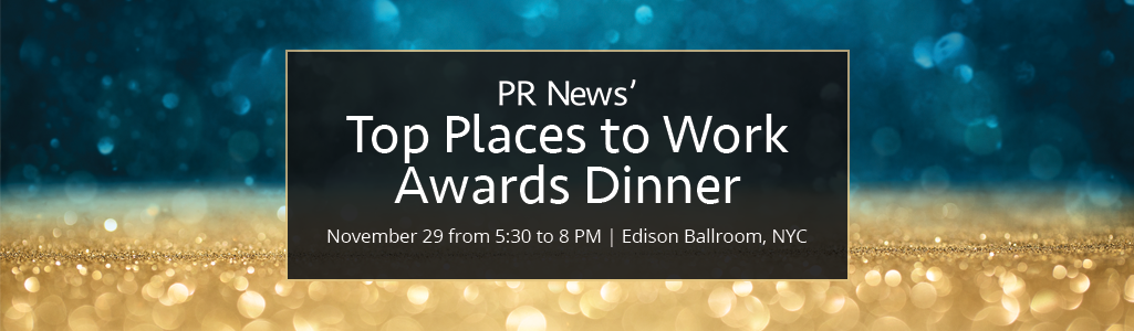 PR News' Top Places to Work in PR Awards Dinner