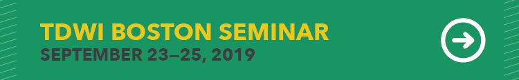 TDWI Seminar in Boston, September 23 - 25, 2019
