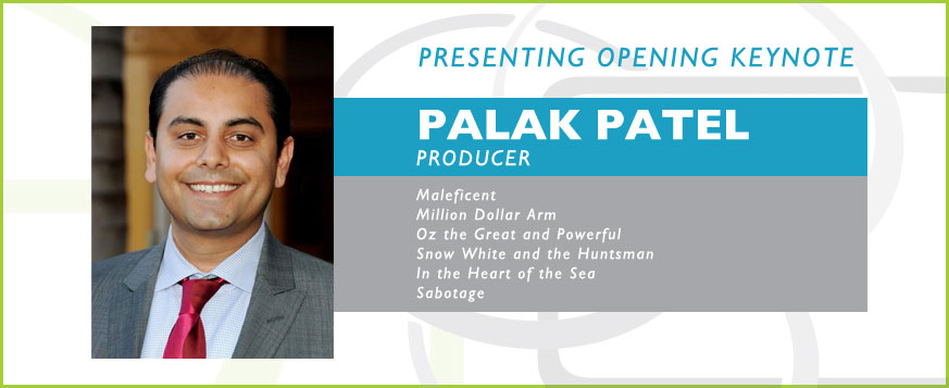Palek Patal, Producer, Screenwriters World Conference 2014 Opening Keynote Speaker 