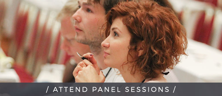 Attend panel sessions