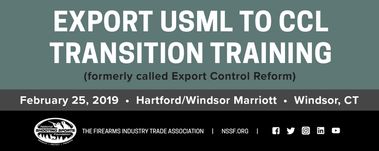 2019 Export USML to CCL Transition Training