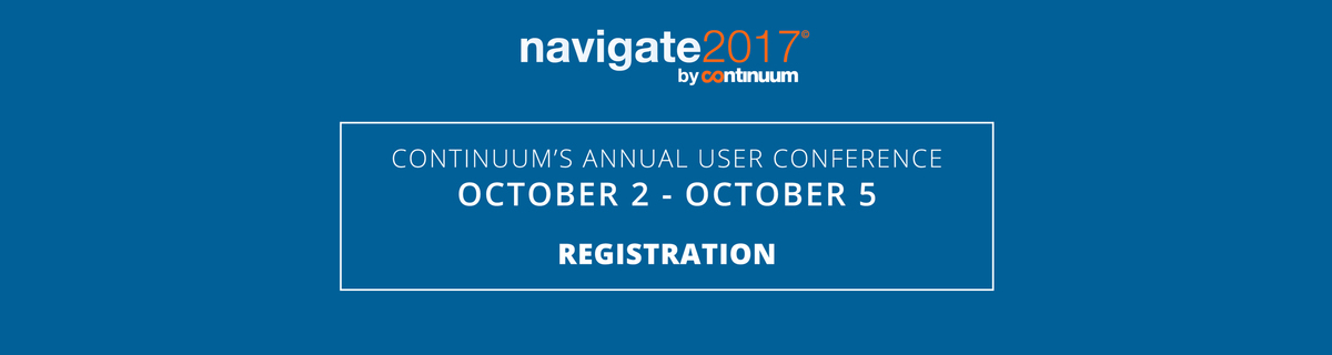 Navigate 2017 by Continuum 