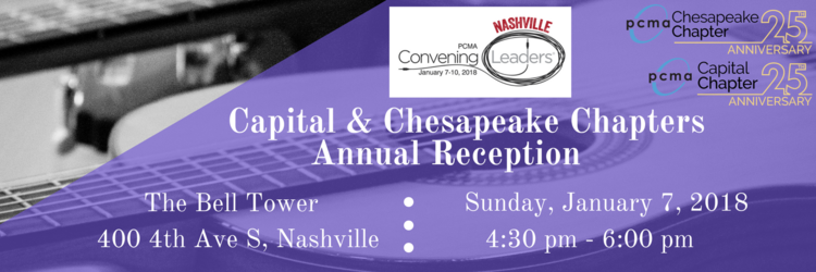 Capital & Chesapeake Chapters' Annual Reception at the 2018 Convening Leaders