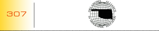 Oklahoma Alliance for Geographic Education logo