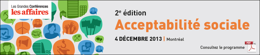 Acceptabilité sociale - 4 et 5 décembre 2013