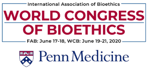World Congress of Bioethics Bursary Application