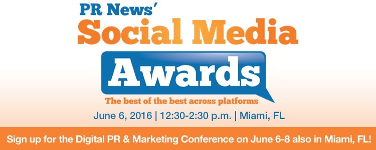 PR News' Social Media Awards Luncheon in Miami