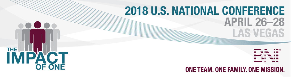 BNI U.S. National Conference: April 26-28, 2018