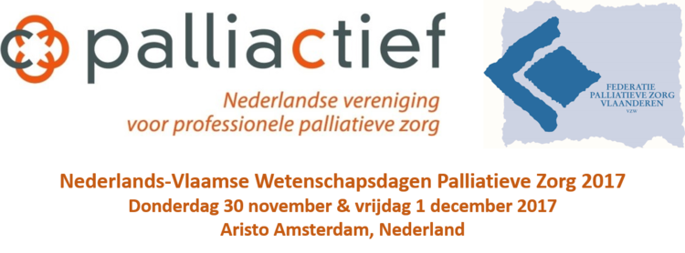 Nederlands-Vlaamse Wetenschapsdagen Palliatieve Zorg 2017