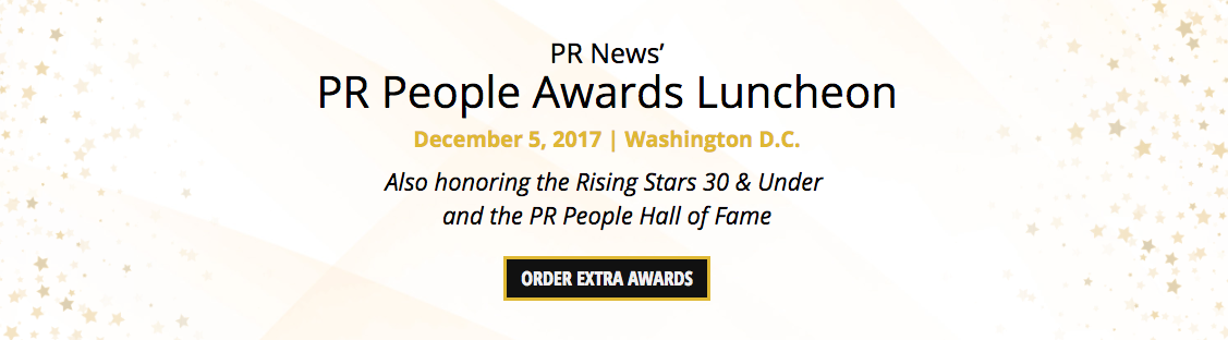 PR News' PR People Awards Luncheon Extras