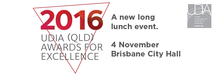2016 UDIA Qld Awards for Excellence - Intent to Enter