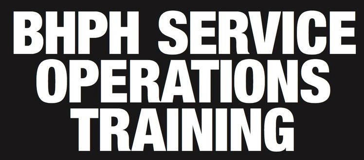 BHPH Service Operations Training School October 2018