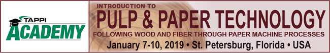 2019 TAPPI Introduction to Pulp and Paper Course
