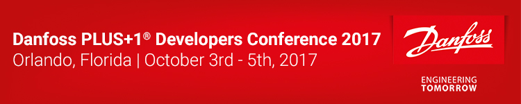 Danfoss PLUS+1 Developers Conference 2017 