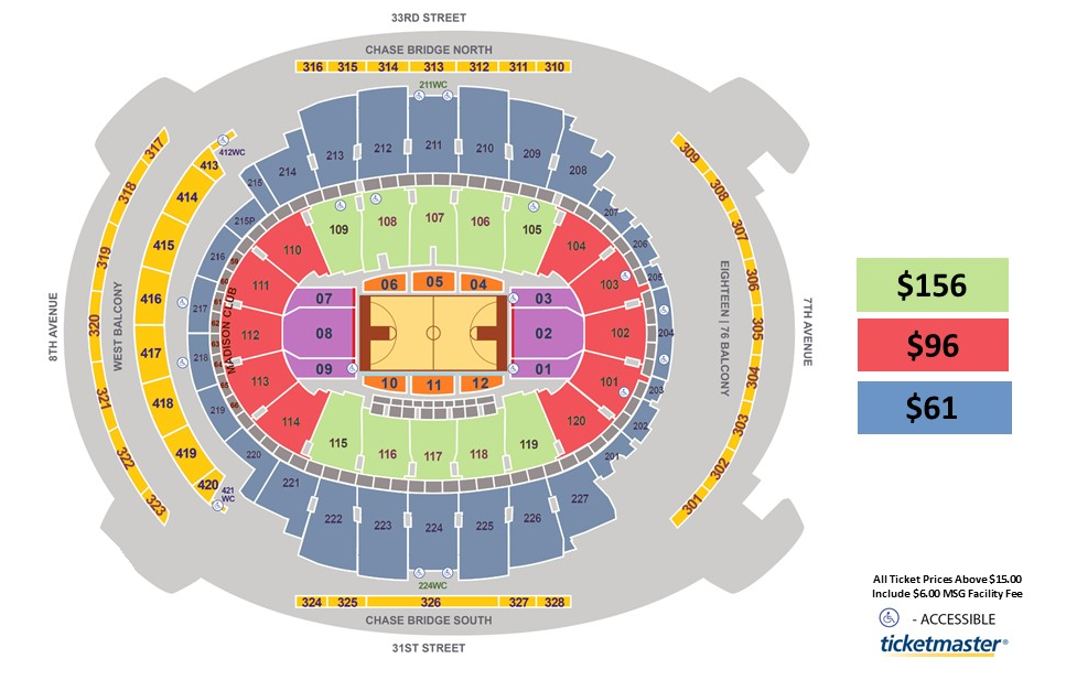 Collins Arena Brookdale Seating Chart