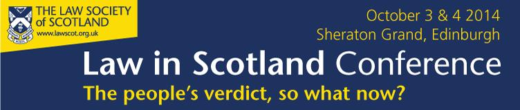 Law in Scotland: The people's verdict, so what now? 05/09/14