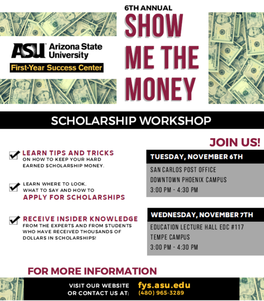 Show Me the Money-Scholarship Workshop