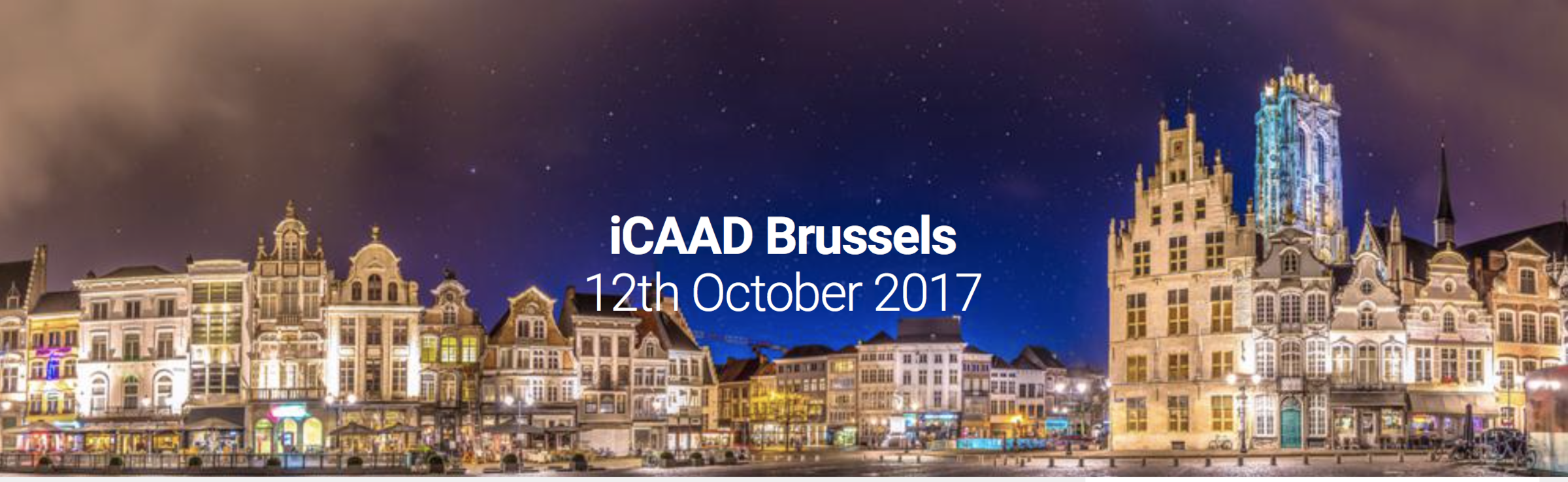 ICAAD Brussels October 12th,  2017