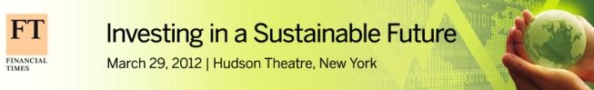 FT Investing in a Sustainable Future Conference