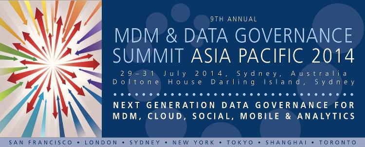 MDM & Data Governance Summit Asia Pacific 2014
