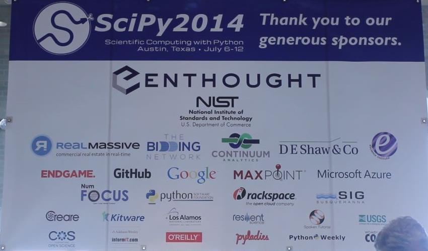 SciPy 2014 Sponsors 