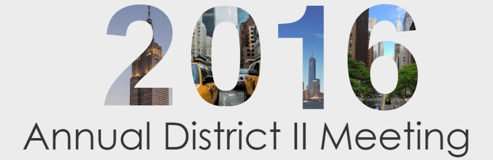 District II 2016 Annual Meeting 
