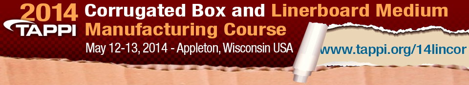 2014 TAPPI Corrugated Box and Linerboard Medium Manufacturing Course