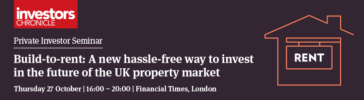 Private Investor Seminar - Build-to-rent: A new hassle-free way to invest in the future of the UK property market