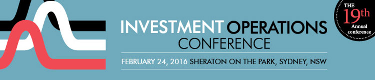 Investment Operations Conference, 2016