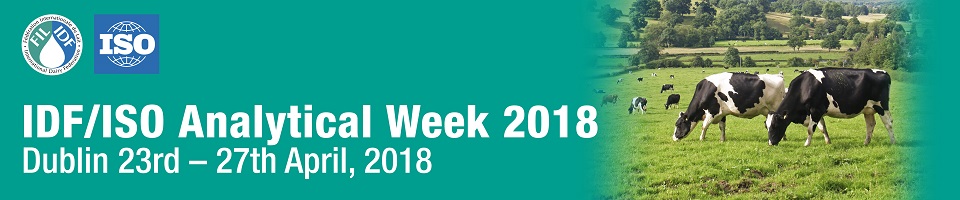 IDF/ISO Analytical Week Dublin 2018