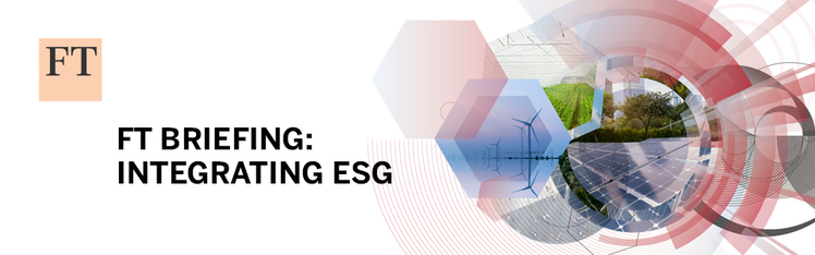 FT Briefing: Integrating ESG