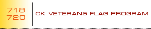 OK Veterans Flag Program logo