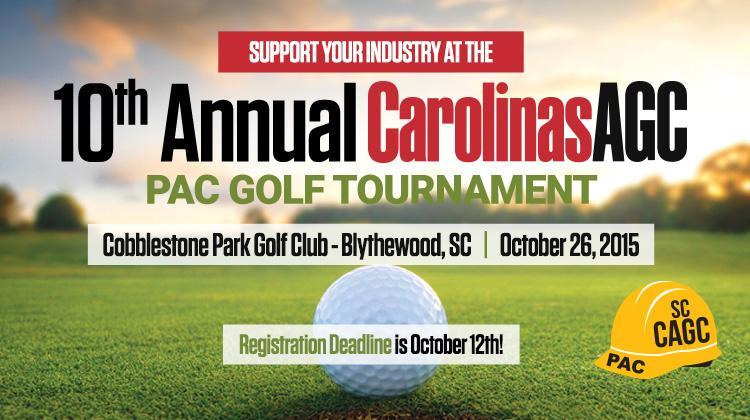10th Annual SC CAGC PAC Golf Tournament  