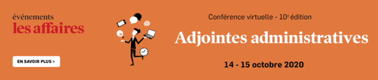 Conférence Adjointes administratives - 14 octobre 2020
