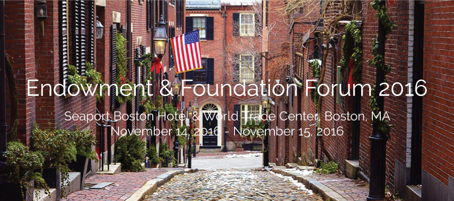 Endowment & Foundation Forum 2016
