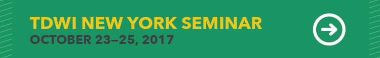 TDWI Seminar in New York, October 23 - 25, 2017