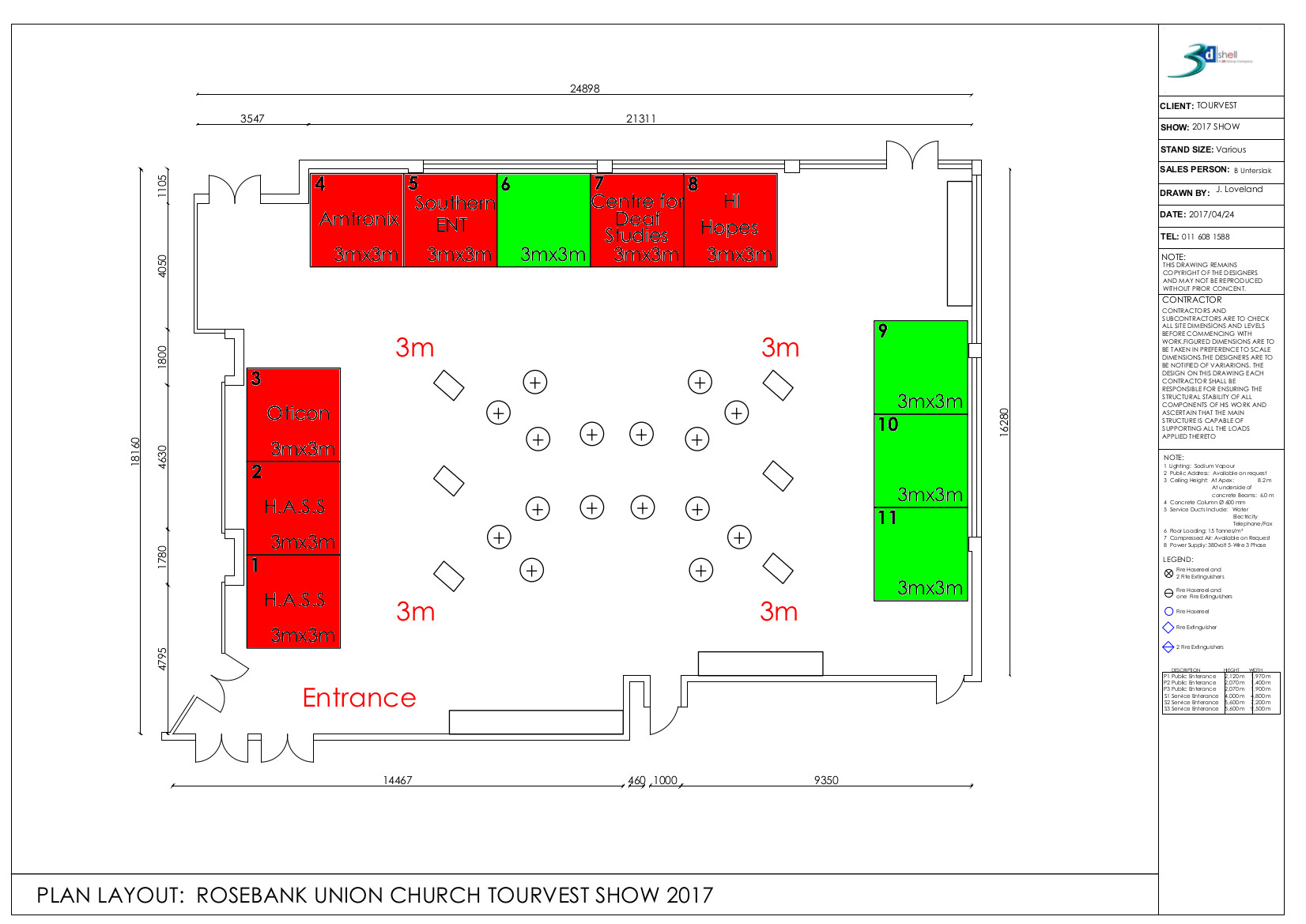 FCEI Exhibition Floorplan 