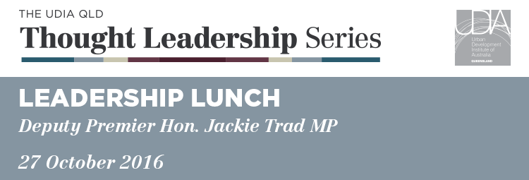 Leadership Lunch with the Hon. Jackie Trad MP
