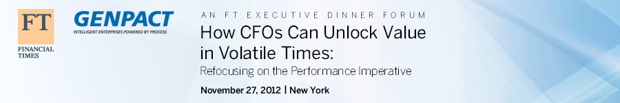 FT-Genpact CFO Executive Dinner Forum