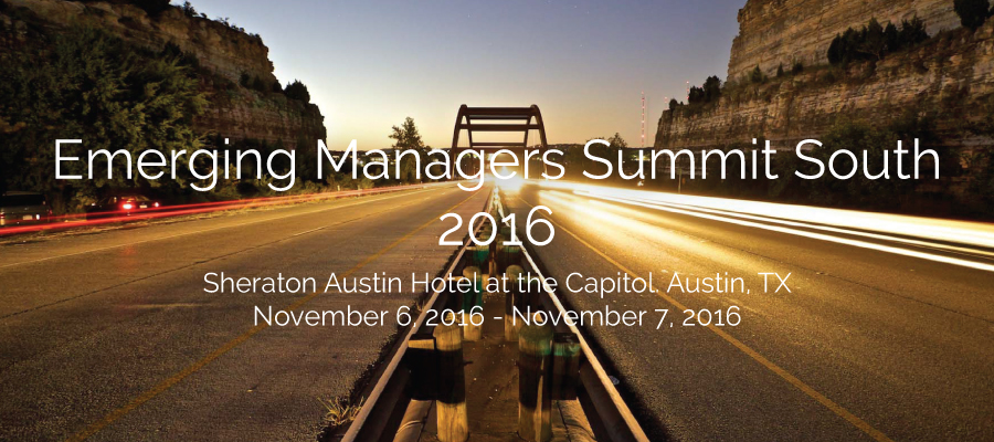 Emerging Managers Summit South 2016
