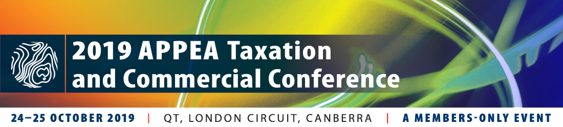 2019 APPEA Taxation and Commercial Conference