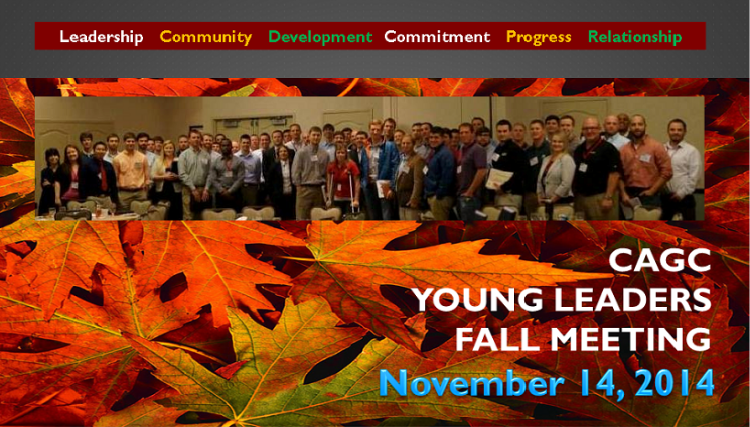 Young Leaders Mtg Fall 2014