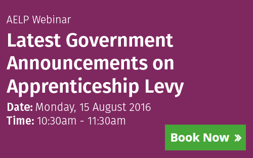 AELP Webinar: Latest Government Announcements on Apprenticeship Levy