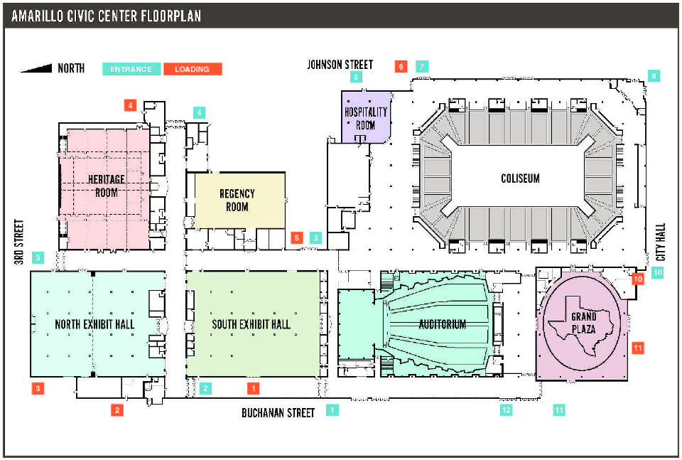 Civic Center Floor Plan
