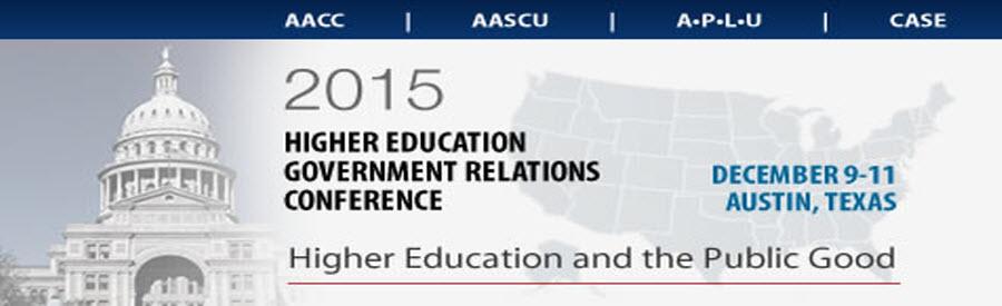 2015 Higher Education Government Relations Conference
