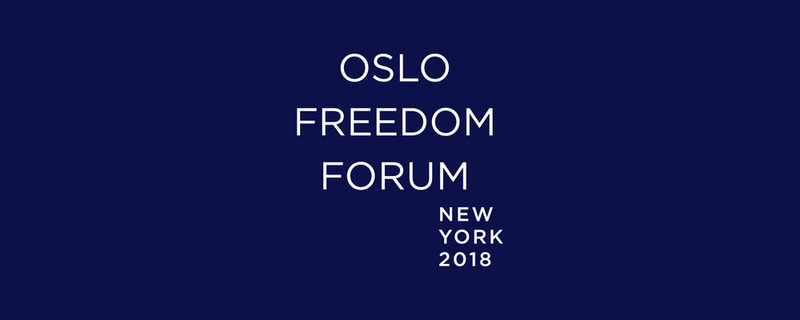 2018 Oslo Freedom Forum in New York