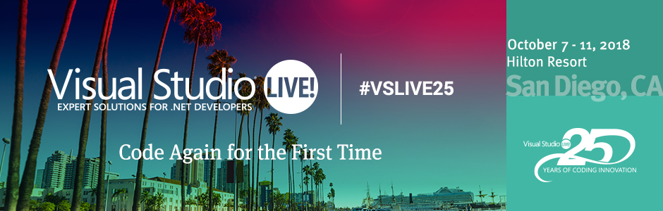 Visual Studio Live! San Diego 2018